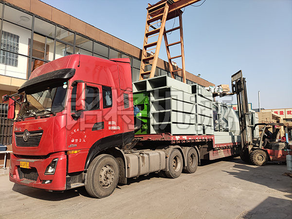 四立方主機，時產15噸生產線，發往江蘇連云港