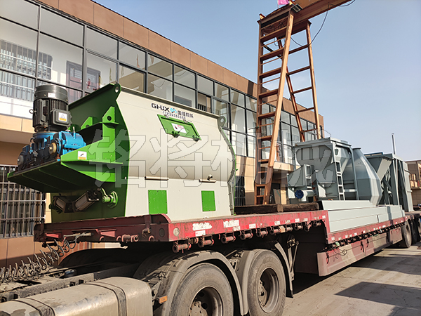 四立方主機，時產15噸生產線，發往江蘇連云港